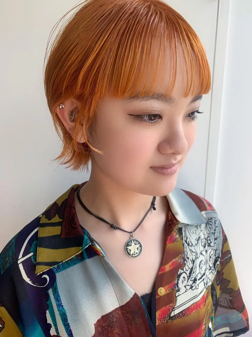 ショート 💜ショート💜 ウルフ、ボブ二色亜美のヘアスタイル