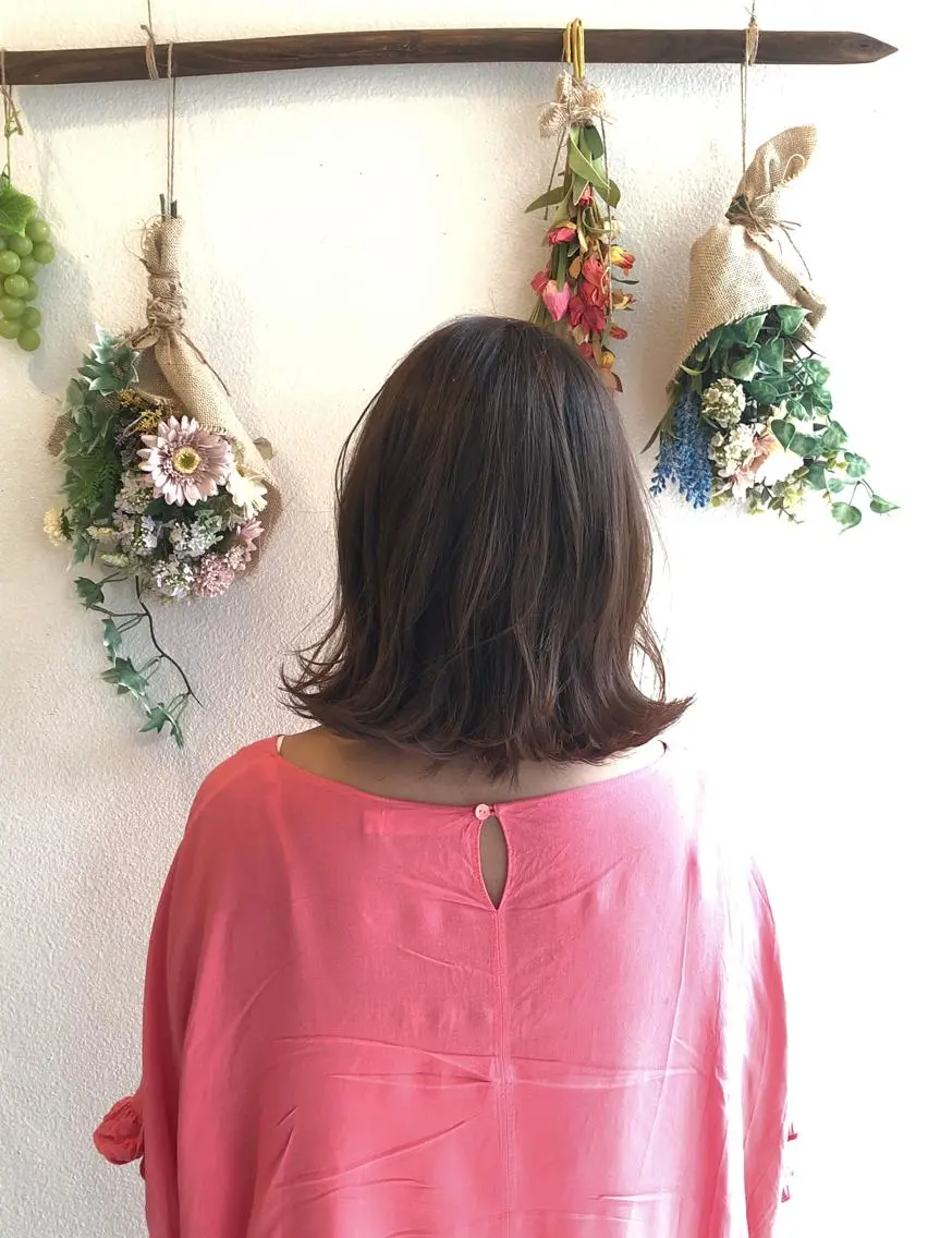 ミディアム カラー mai /Lita中央橋のヘアスタイル