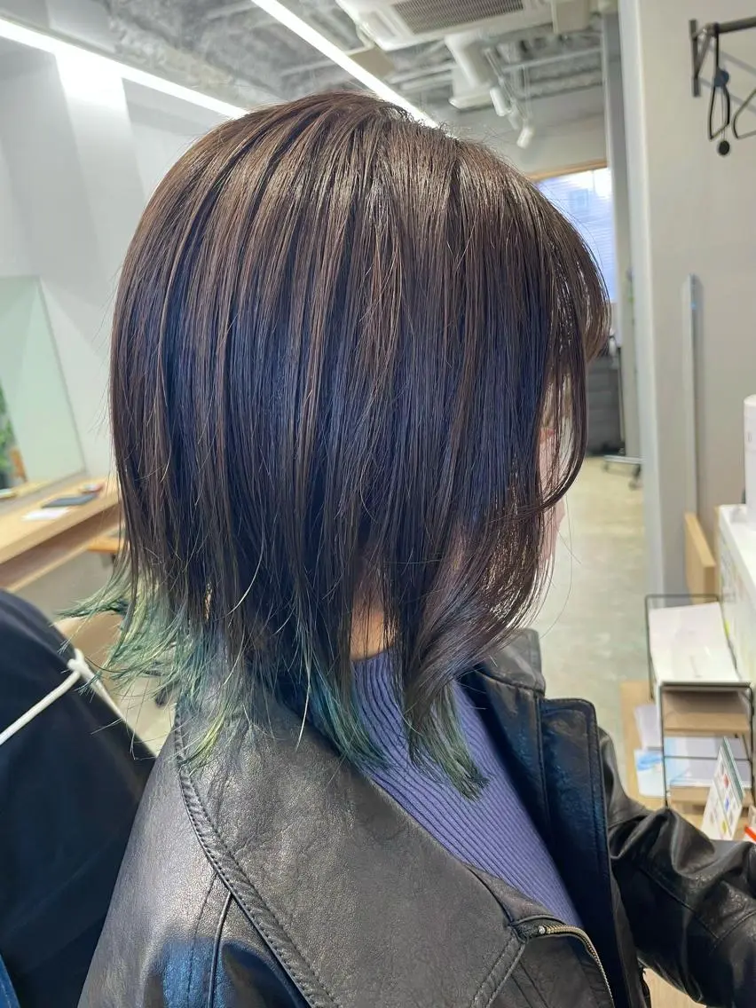 ミディアム SAEKI【ior 】北千住店ブリーチのヘアスタイル