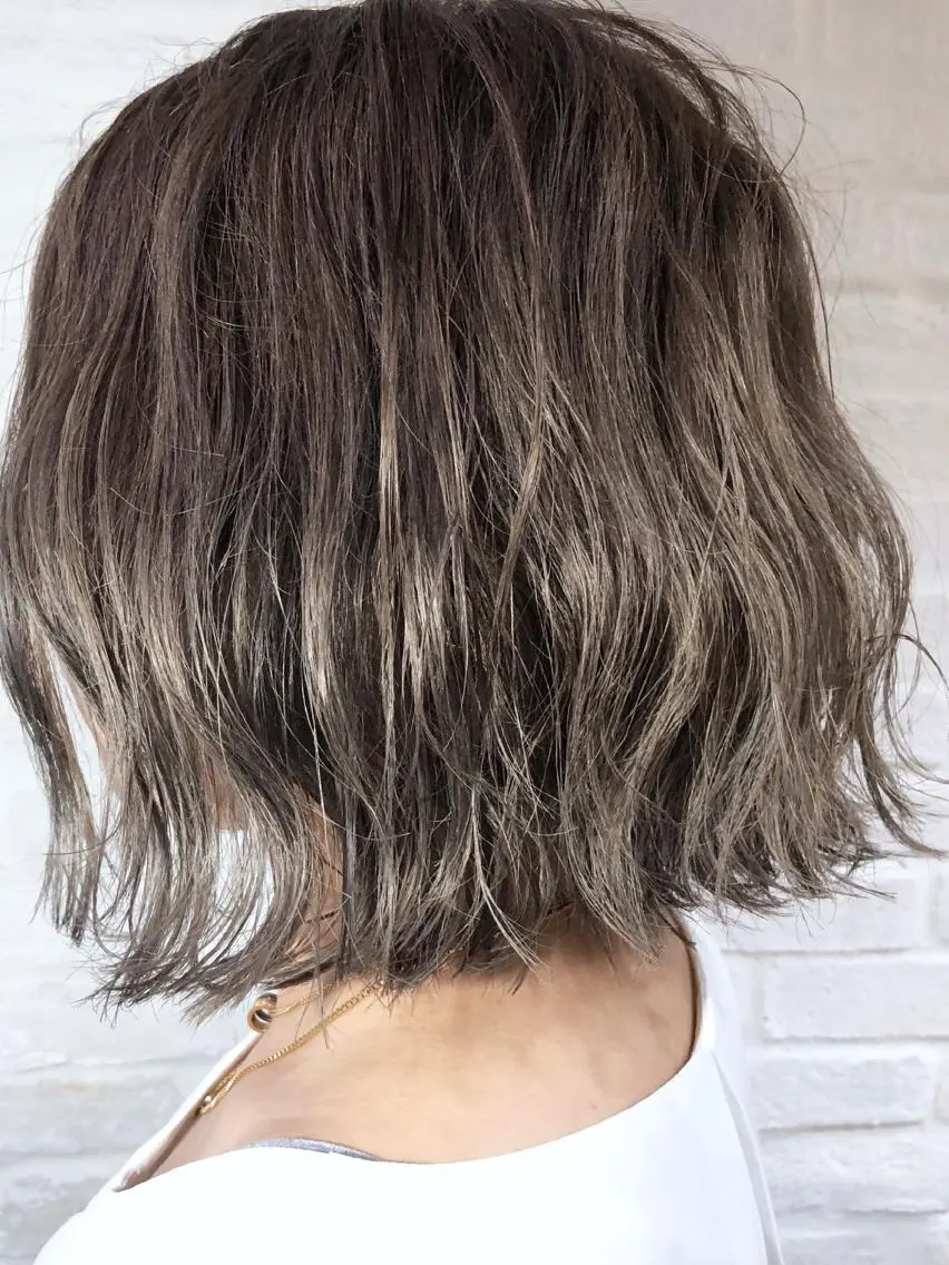 ショート カラー ヘアアレンジ ヘアカラー トリートメント 小松 郁斗のヘアスタイル