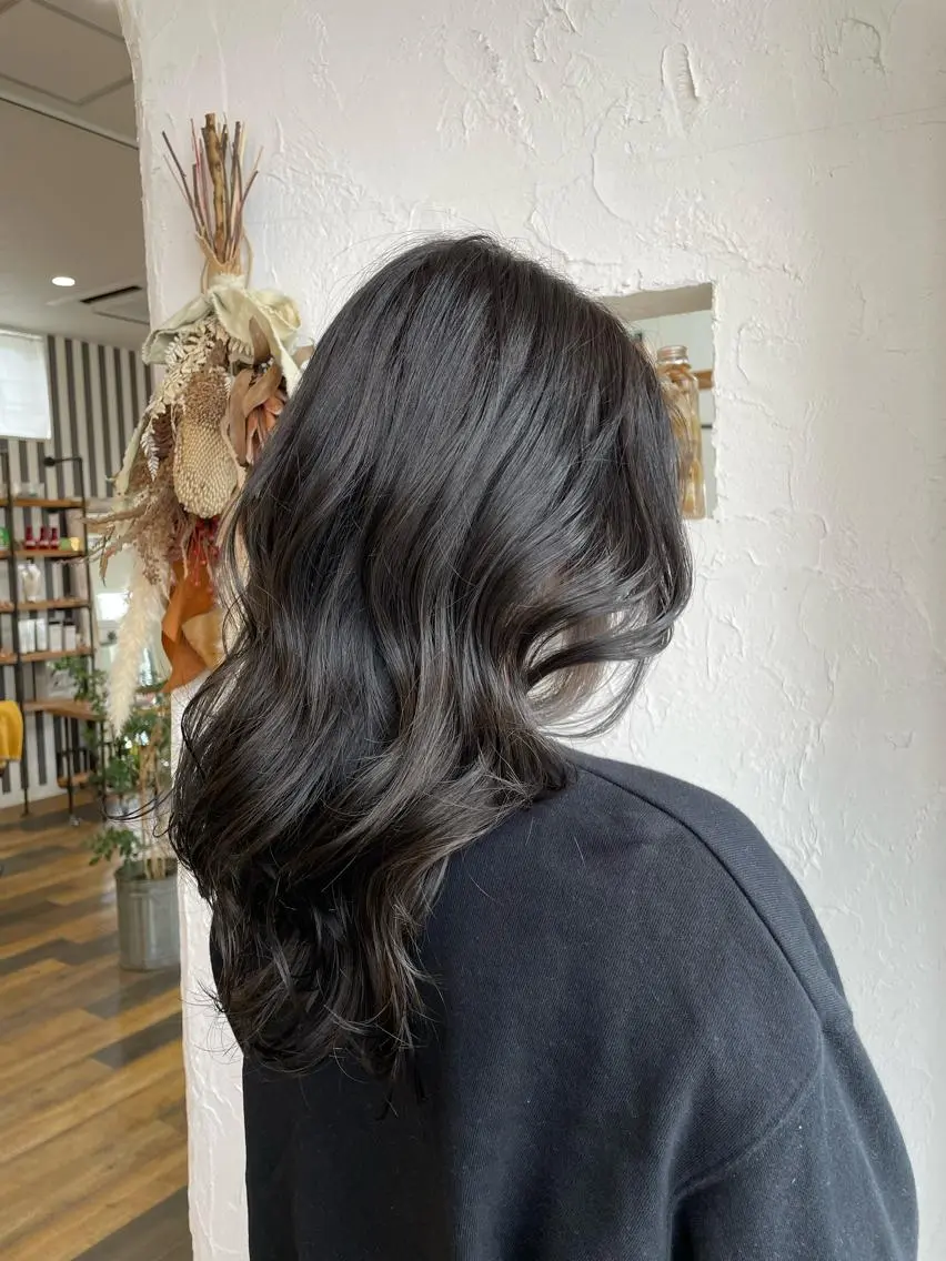 ロング カラー 🌸小掛🌸 豊橋外国人風カラーのヘアスタイル