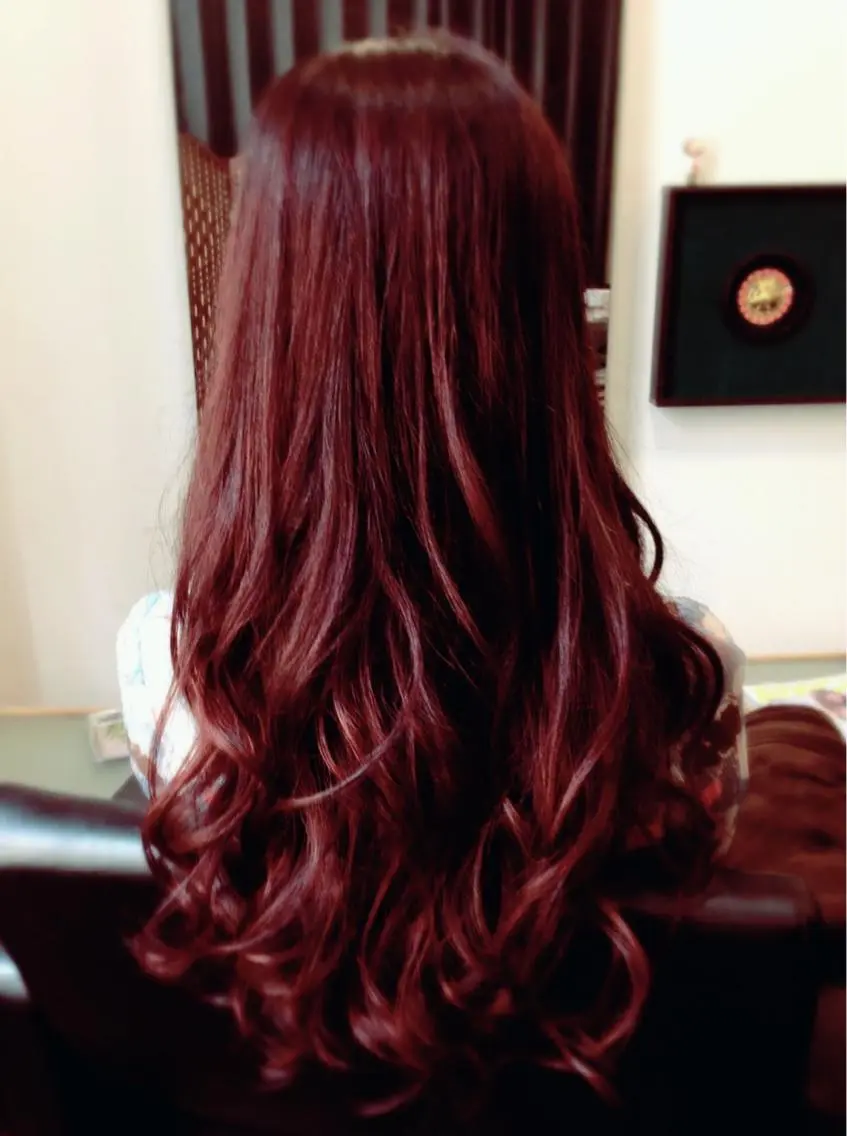 ロング カラー BOBシークレット じょうじ⭐️のヘアスタイル