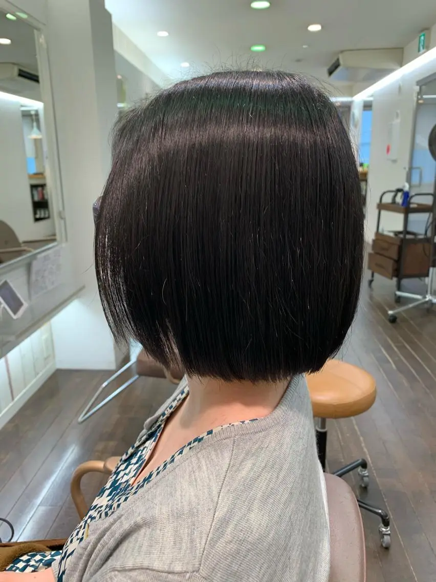 ミディアム デジタルパーマ🫧 韓国風ヘア🫧サクラのヘアスタイル