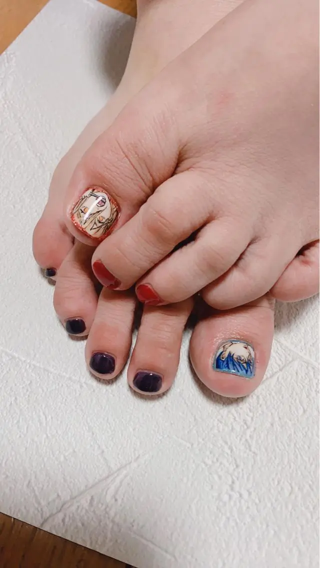 ネイル シンプルネイル 春ネイル 夏ネイル ハンドネイル フットネイル RAN nailのネイルデザイン