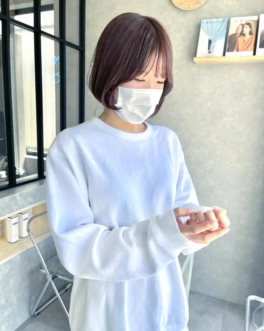 ショート ボブ ショートヘア 河原 亮のヘアスタイル
