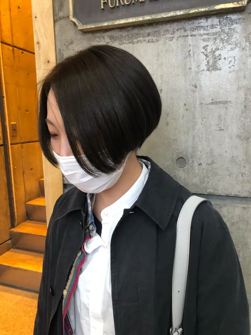 ショート ハンサムショート ショートヘア カット ウルフ/レイヤー/ ベージュ/山宮 大樹のヘアスタイル