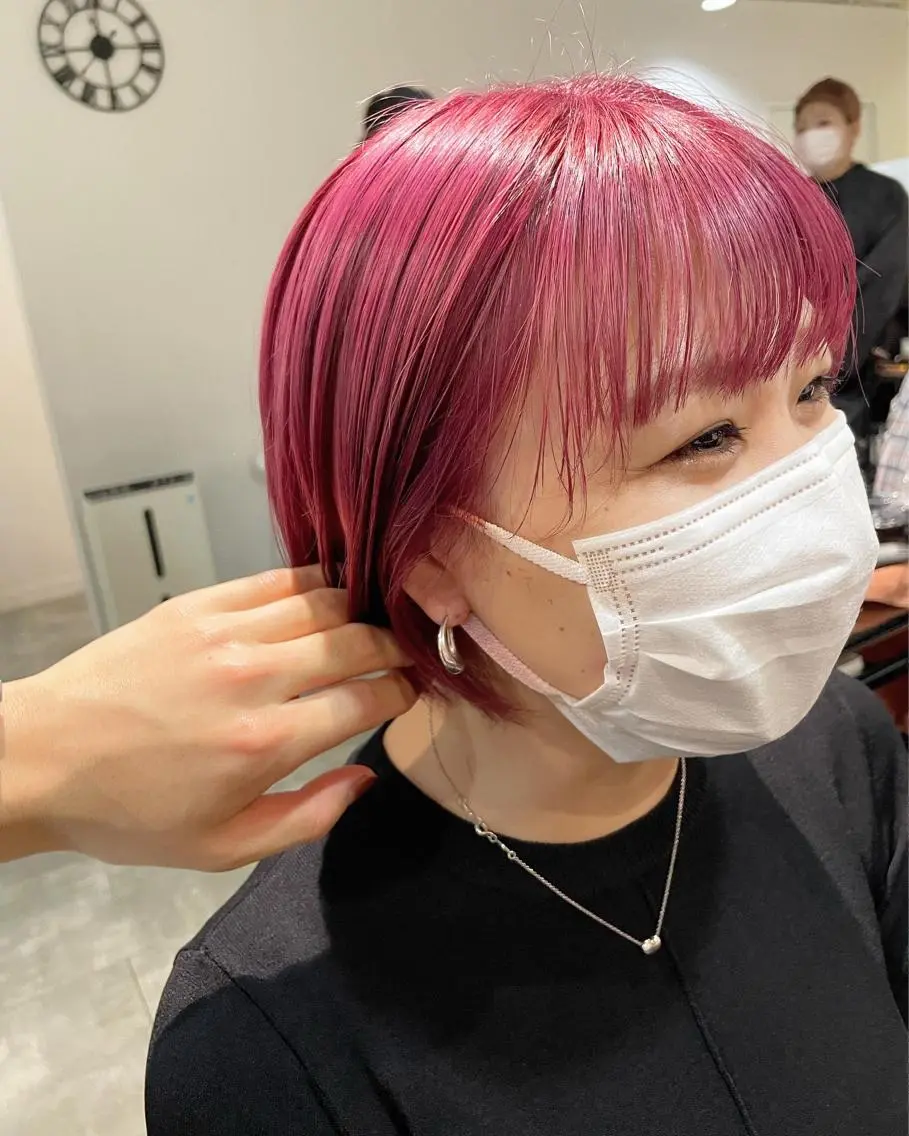 ショート カラー 大人ボブと似合 わせカラー/馬場 翼のヘアスタイル