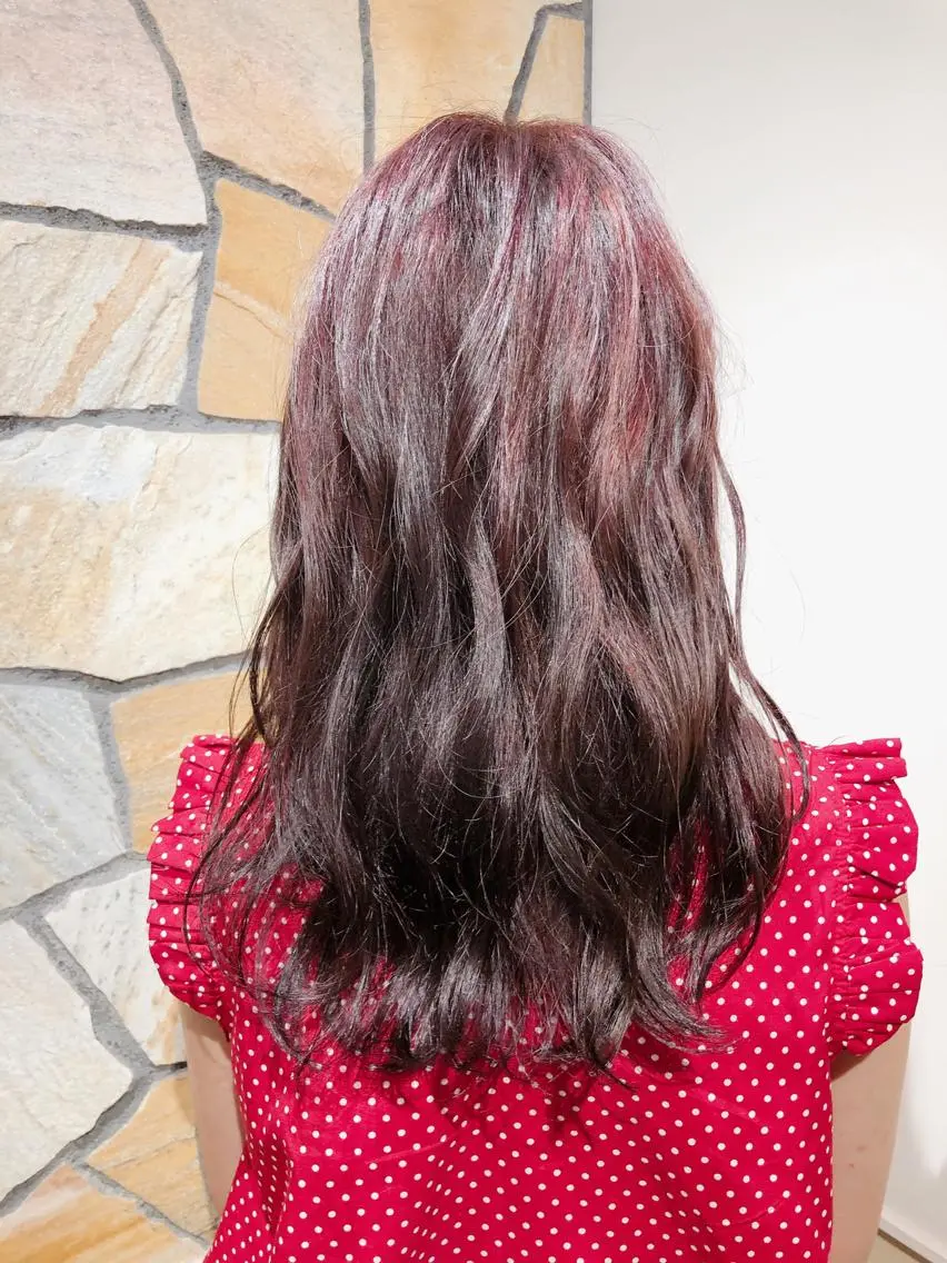 セミロング カラー レイヤー×艶髪特化 マネージャー安藤光司のヘアスタイル
