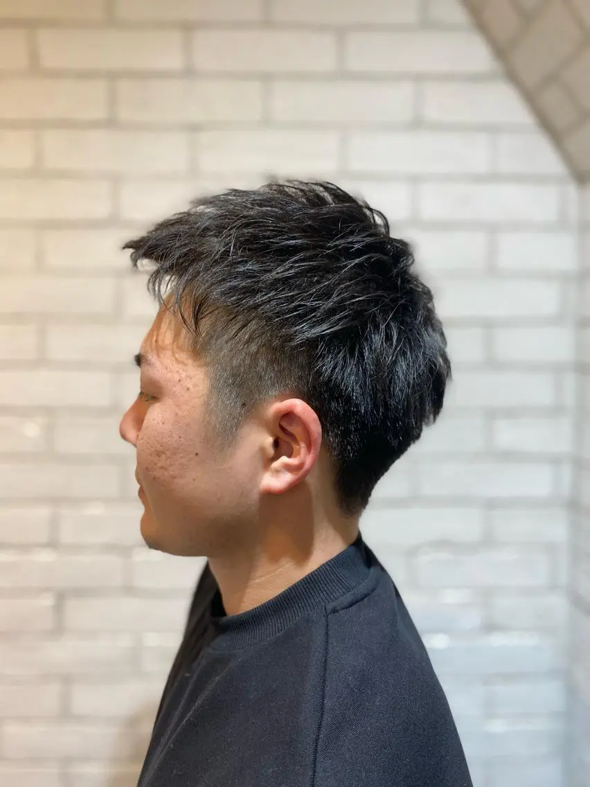 ショート メンズ カット ヨシダ フミノリのヘアスタイル