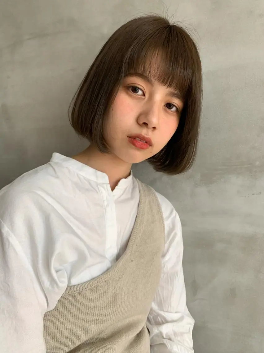 ショート カラー ヘアカラー トリートメント 🍃透明感/デザイン 店長MASARU🍃のヘアスタイル