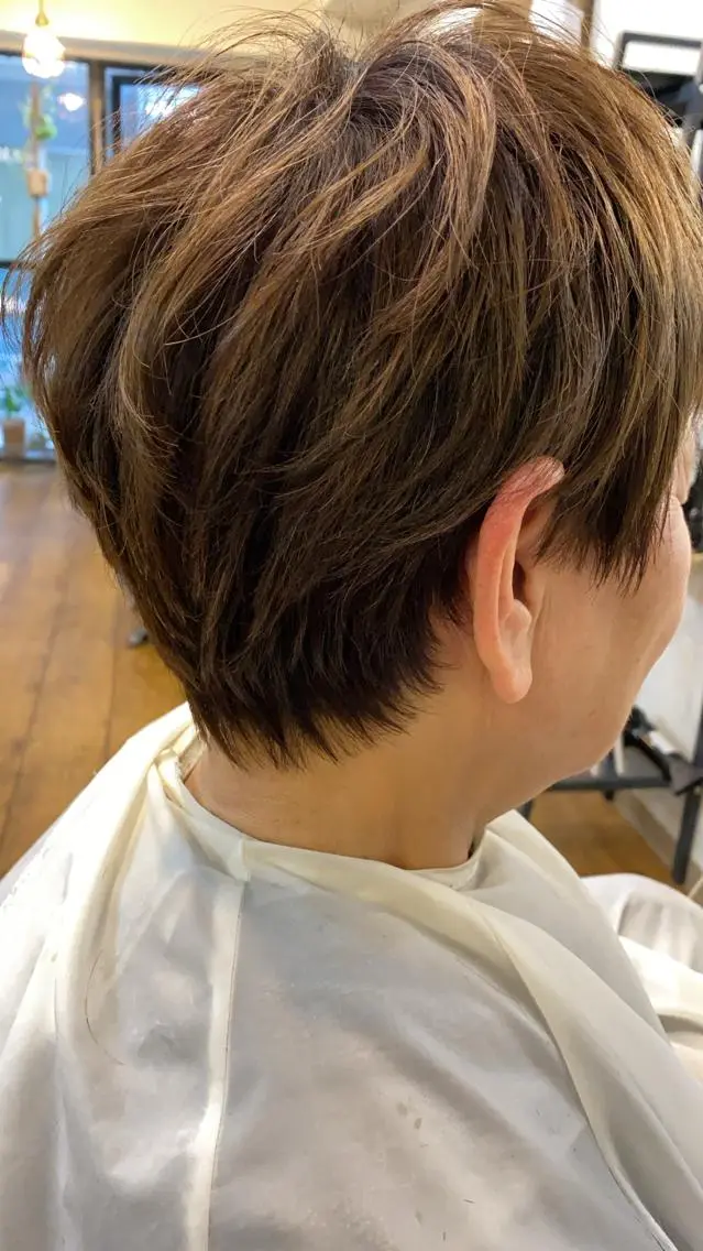 ショート ショートヘア MAAT所属 AKANEのヘアスタイル