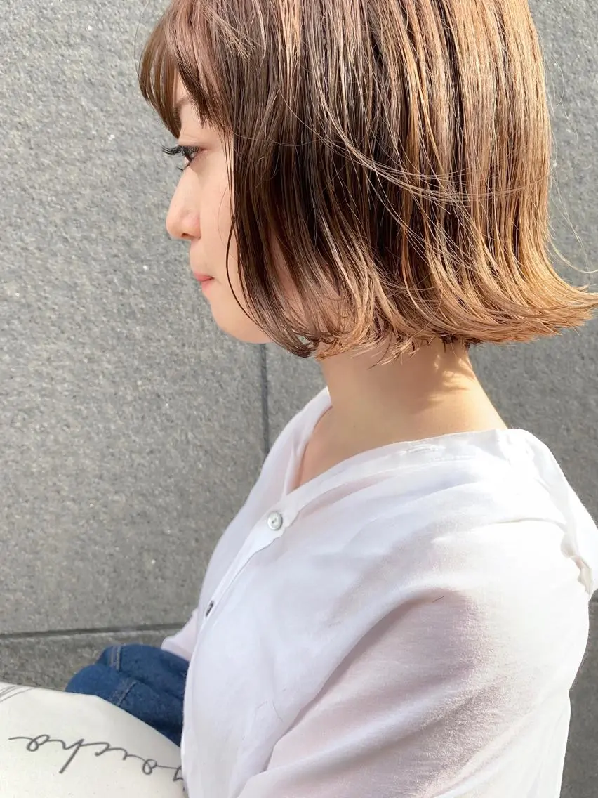 ショート カラー ベージュカラー tension 【テンション】のヘアスタイル