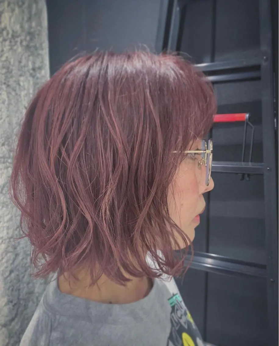 ミディアム カラー megu 髪質改善TaLeのヘアスタイル