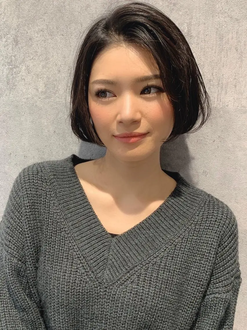 ショート ショートボブ ボブ ショートヘア _WHITE+ 南海難波店のヘアスタイル