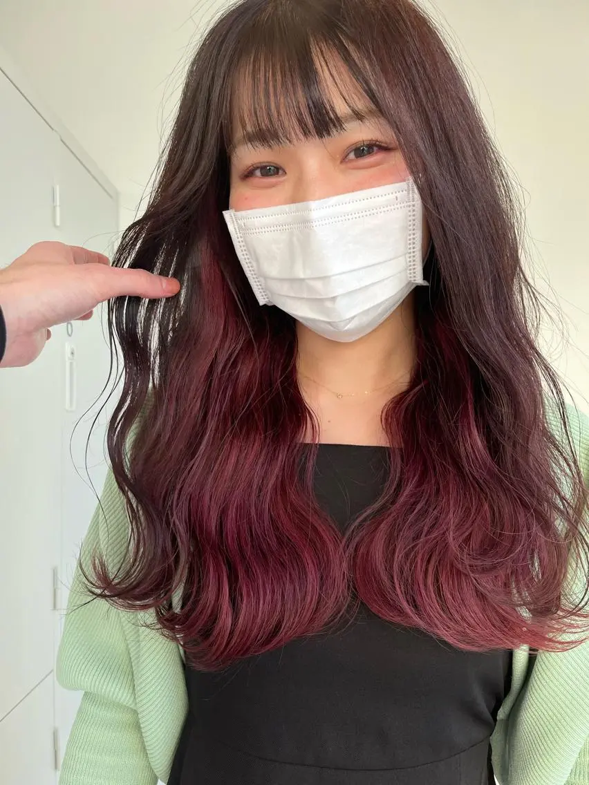 ロング カラー ヘアカラー トリートメント 【代表】 辻龍樹のヘアスタイル