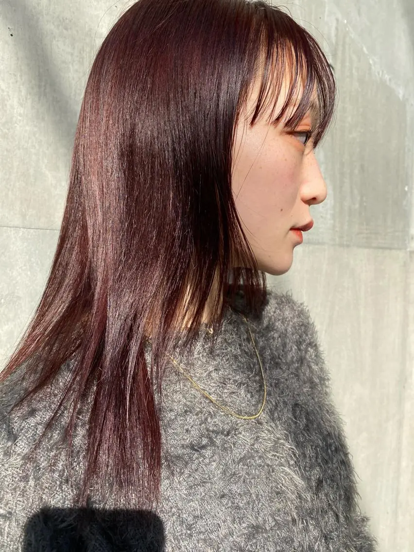 ロング カラー サトウ ナナのヘアスタイル