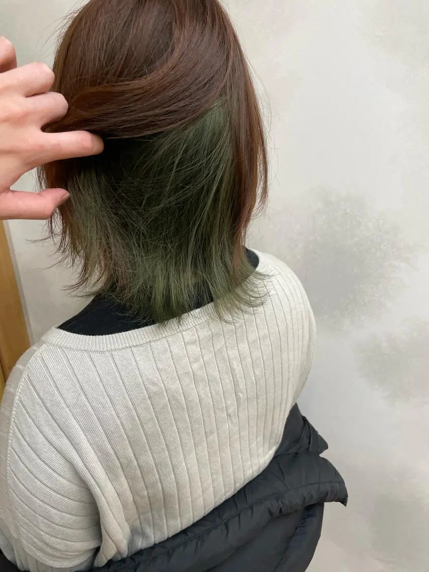 ミディアム カラー 髪質改善/パーマ カラー浅草 山本隼輔のヘアスタイル