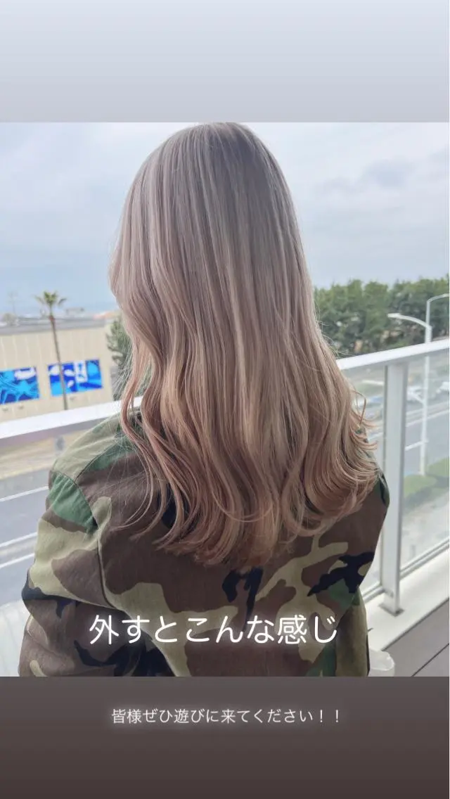 ロング カット ヘアカラー トリートメント ヘッドスパ 🌿大内雅斗 🌿韓国ヘアのヘアスタイル