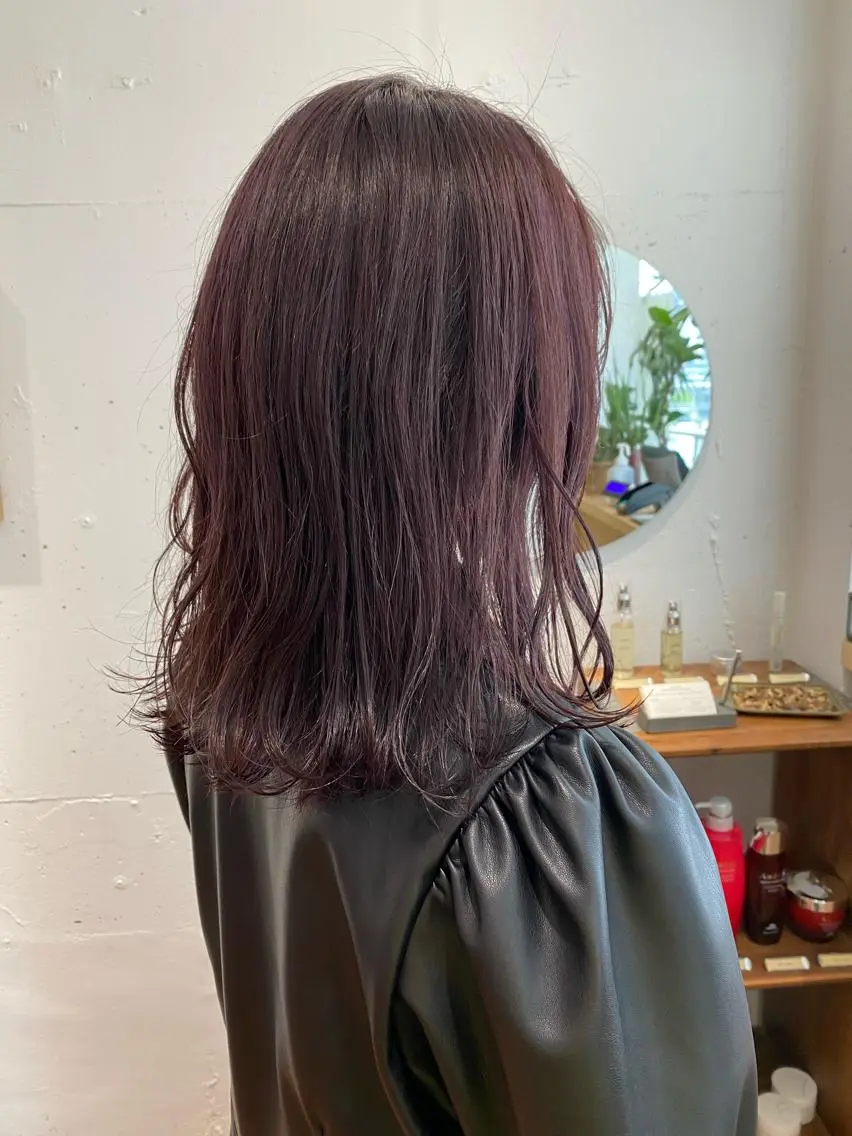 セミロング カラー 🟩くすみカラー/ボ ブ/ショート/大司のヘアスタイル