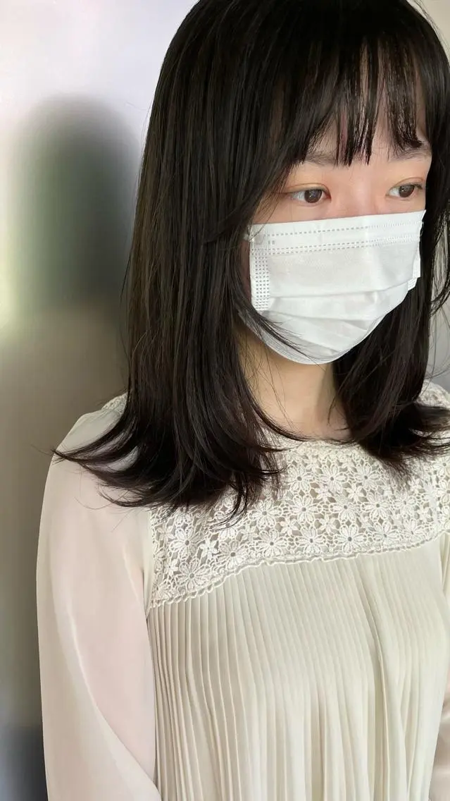 ミディアム カット 【美ボブ.艶カラー. 梅田茶屋町】midoのヘアスタイル