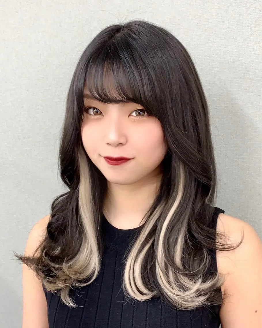 ロング カラー エクステ とも🏆プルエクステ /髪質改善🏆渋谷のヘアスタイル