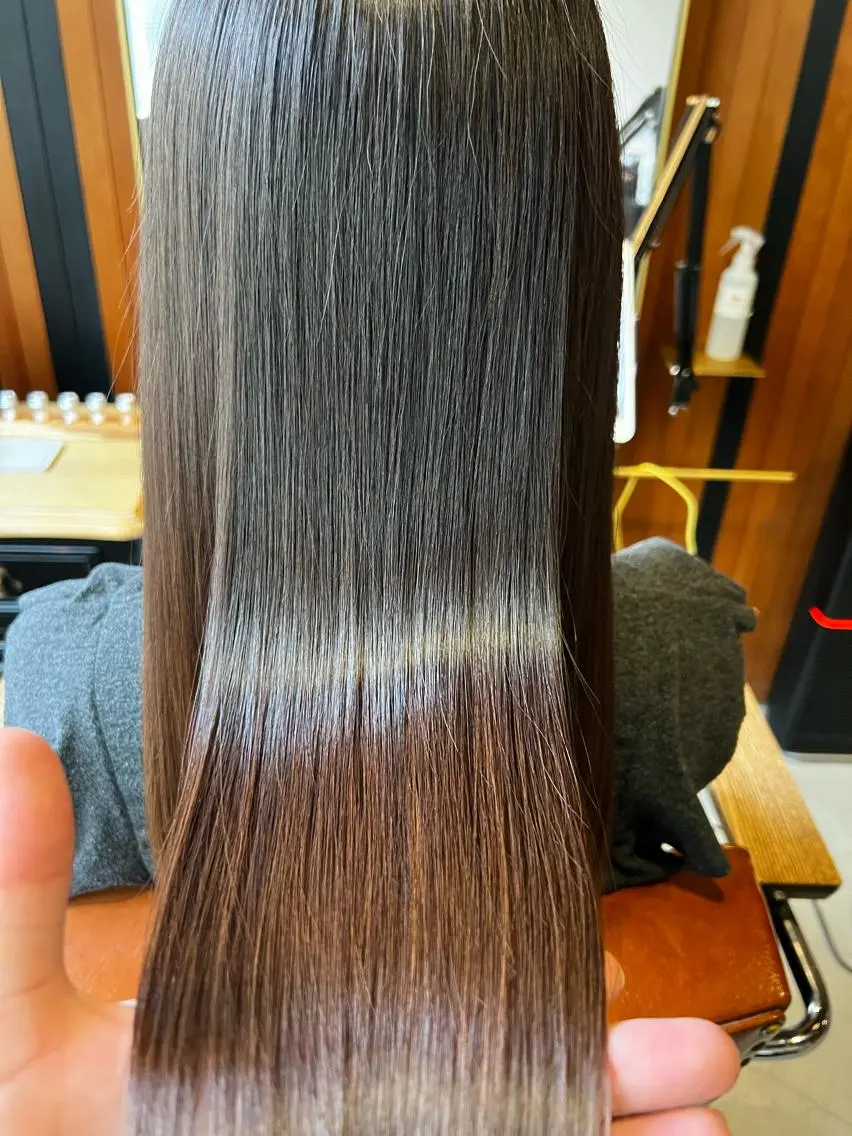 ロング カット 縮毛矯正 トリートメント 縮毛矯正&髪質改善 MAILHAIRのヘアスタイル