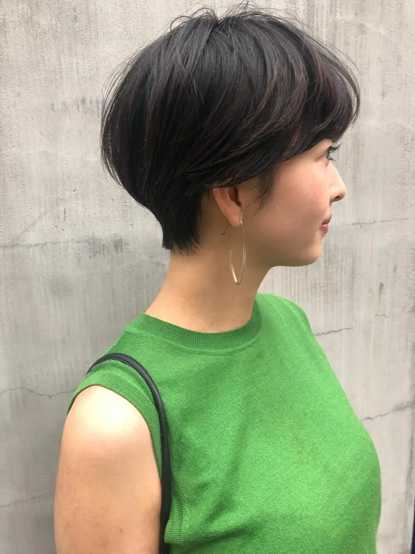 ショート ボブ 千葉 郁也のヘアスタイル