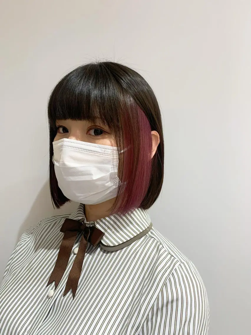 ミディアム カラー ヘアカラー トリートメント 近藤千翔🩵 髪質改善Periodのエステ・リラクイメージ