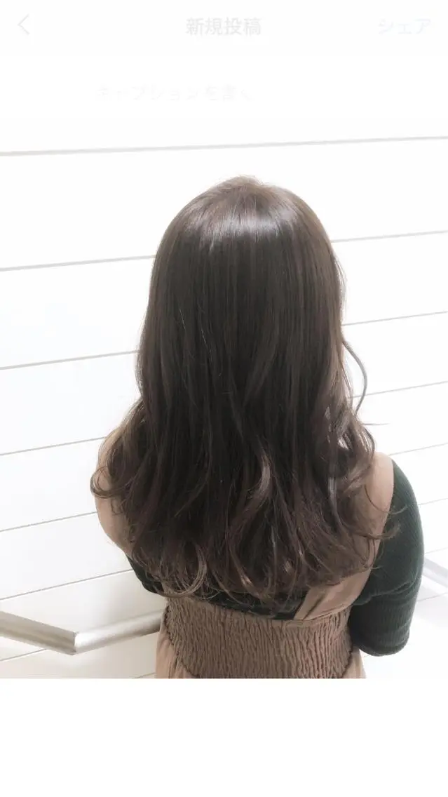 ロング カラー ベージュカラー トリートメント 🍊新宿南口🍊 ERINAのヘアスタイル