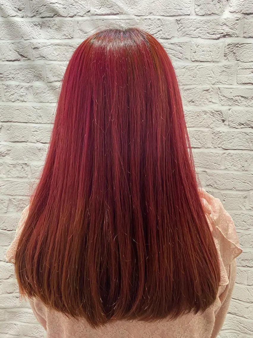 セミロング シムラ カイゲンのヘアスタイル