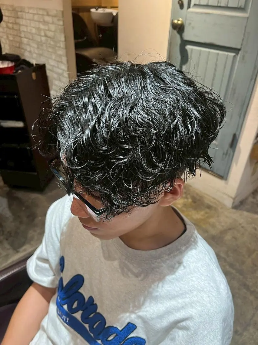 パーマ メンズ メンズカット パーマ特化  清士郎のヘアスタイル