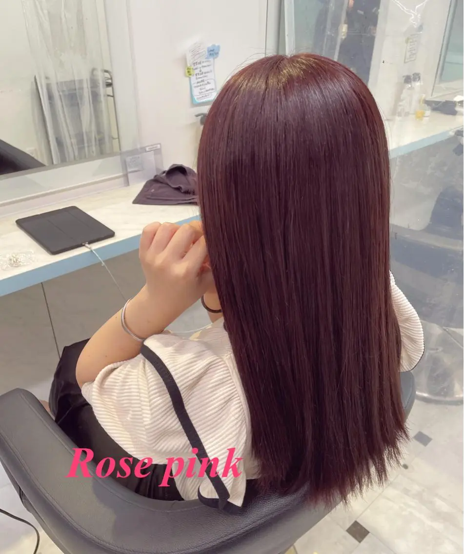 ミディアム ヘアカラー トリートメント 顔周りレイヤー/新宿 /モテ艶カラー/航介のヘアスタイル
