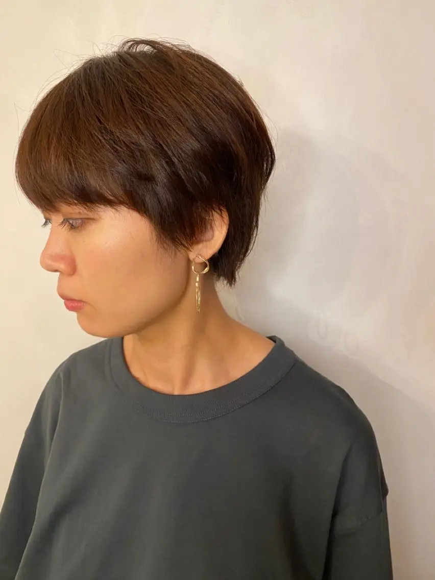 ショート 藤田 遼のヘアスタイル