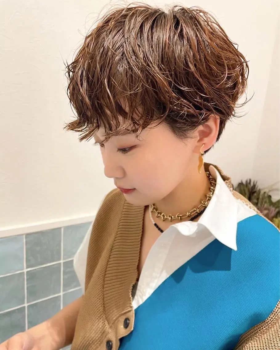 ショート パーマ circus by KENJE 町田店のヘアスタイル