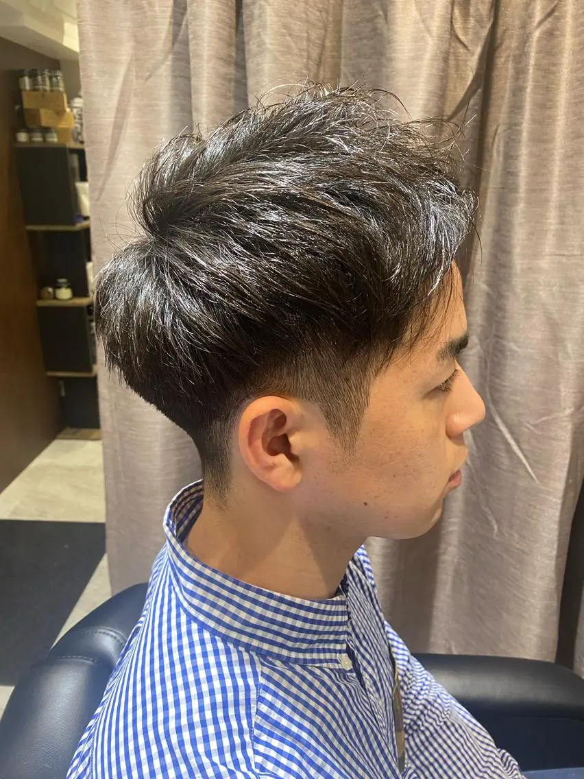 ショート ベリーショート ショートヘア 小野 大輔のヘアスタイル