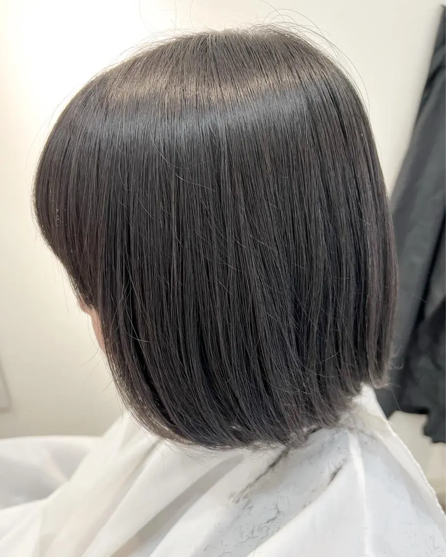 ショート 前下がりボブ ボブ カット トリートメント 🥣🫧艶カラー 🦋アカマ ミユ🦋のヘアスタイル