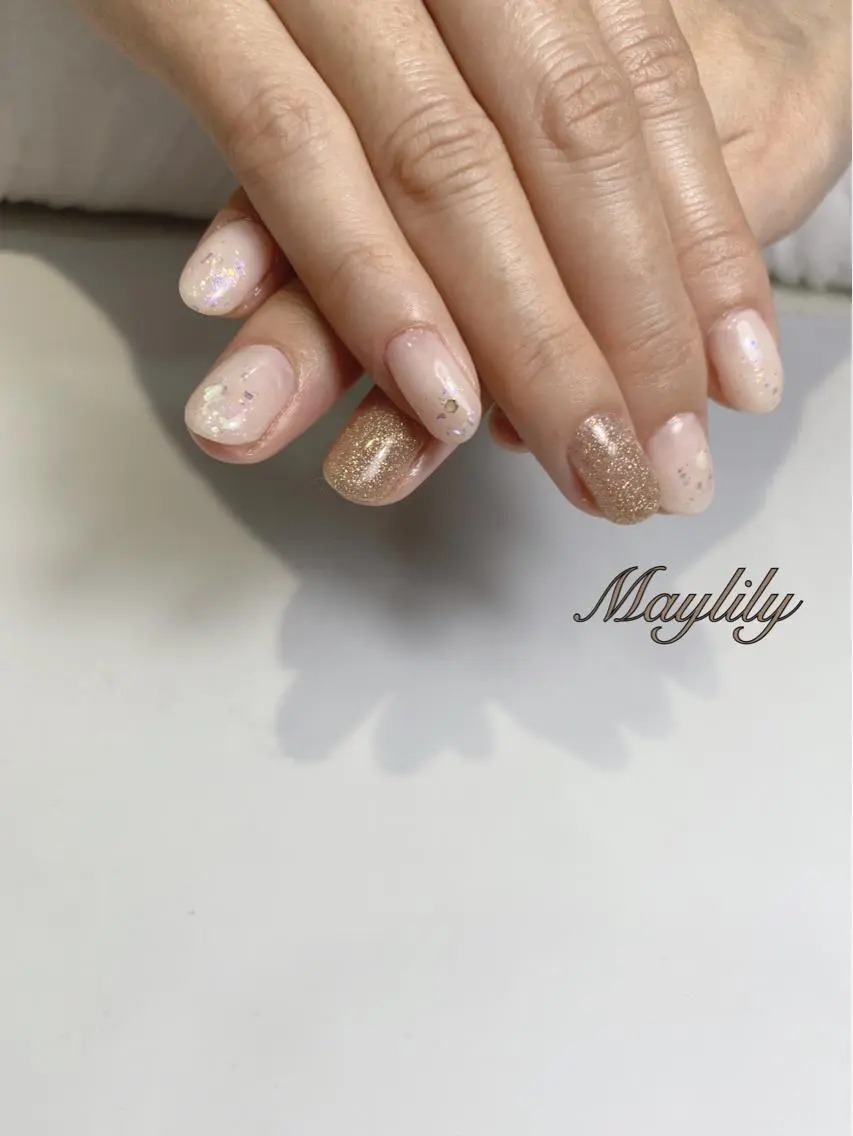 ネイル 持ち込み ハンドネイル Nail salon Maylilyのネイルデザイン