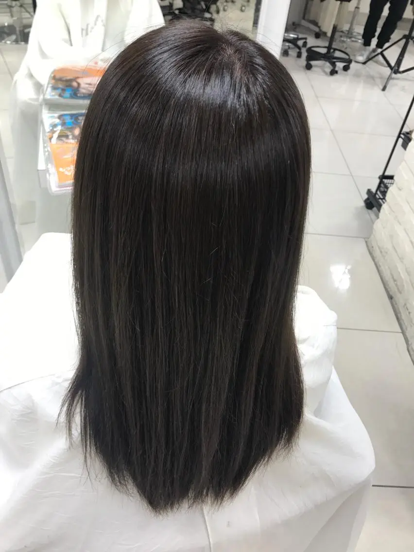 ロング カラー アッシュ イルミナカラー 【暖色カラー特化】 中山由梨のヘアスタイル