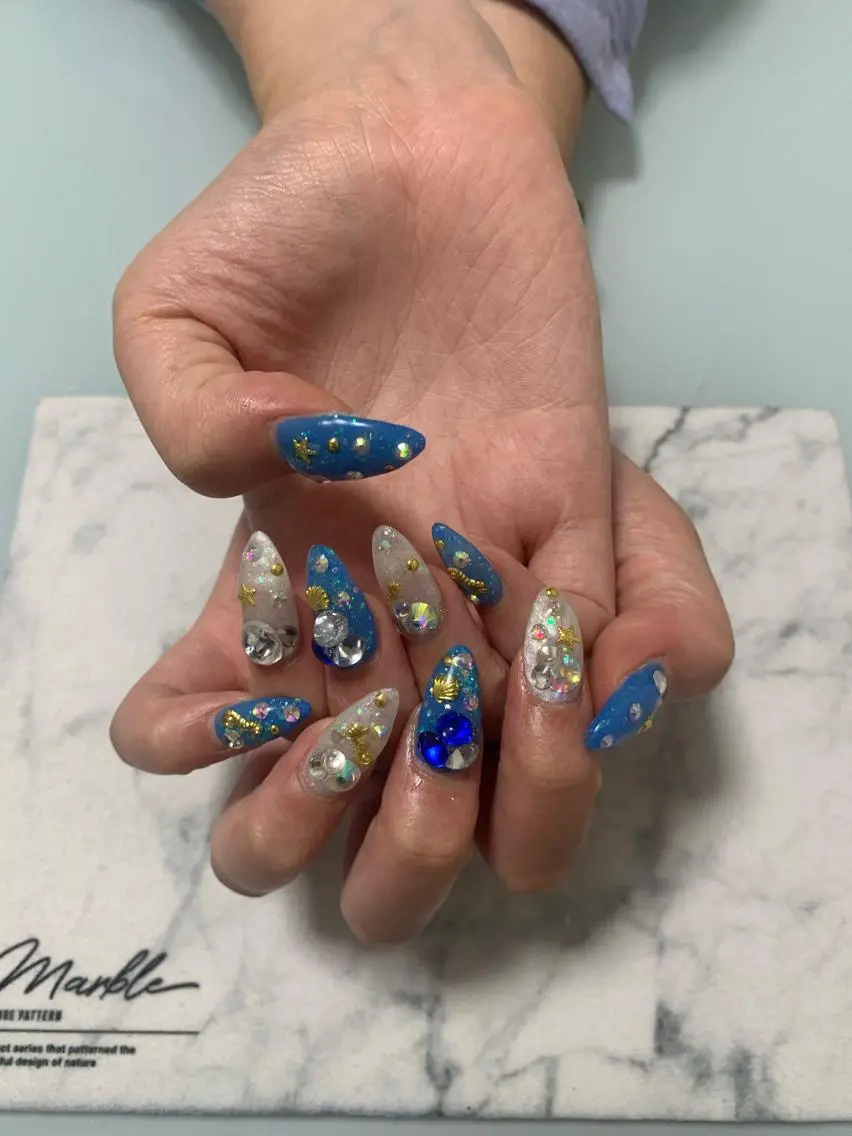 ネイル 🌙🫧CHARME (RUKA)🦋🫧のネイルデザイン