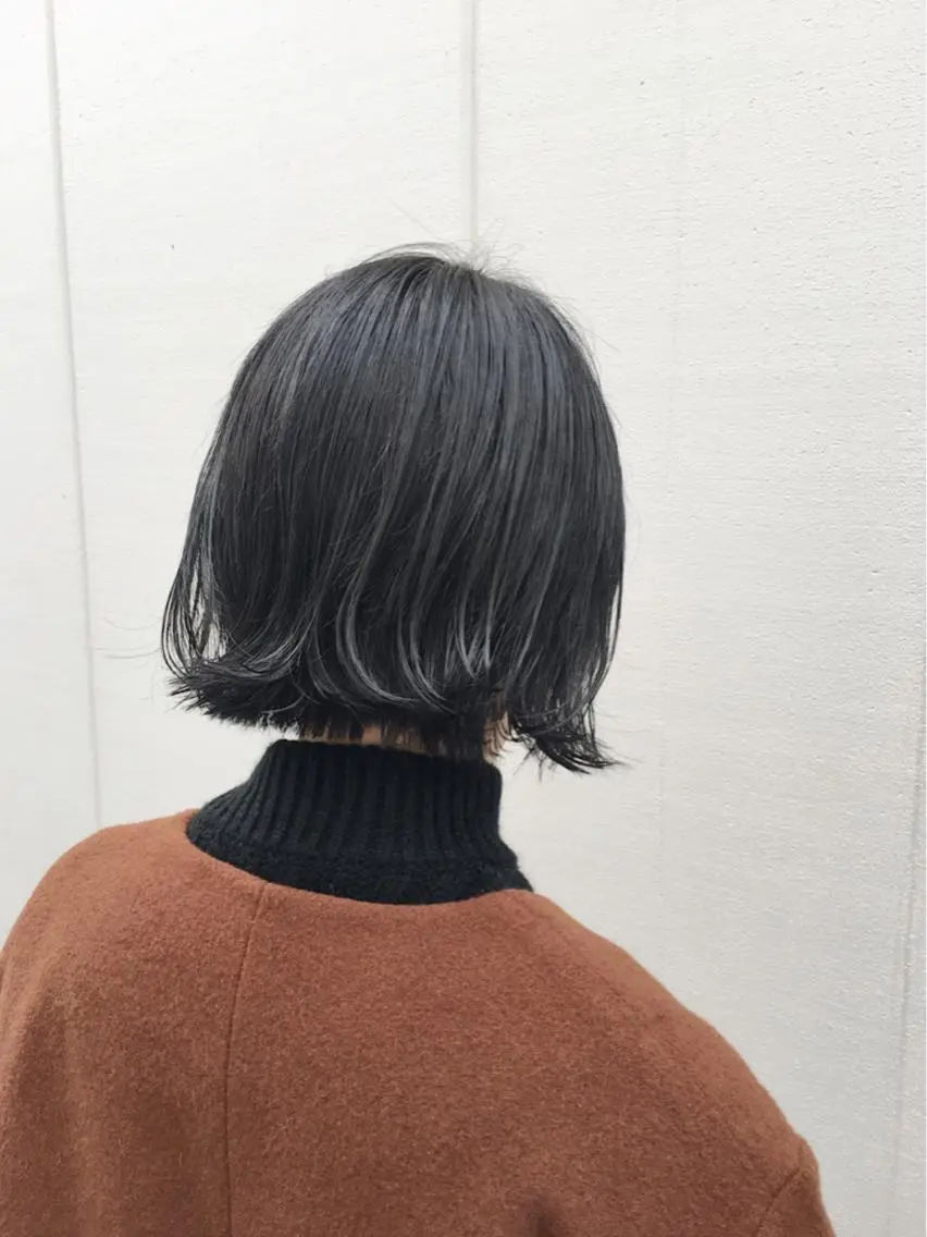 ショート 切りっぱなしボブ ボブ カット トリートメント ノグチ ユウキ/ボブのヘアスタイル