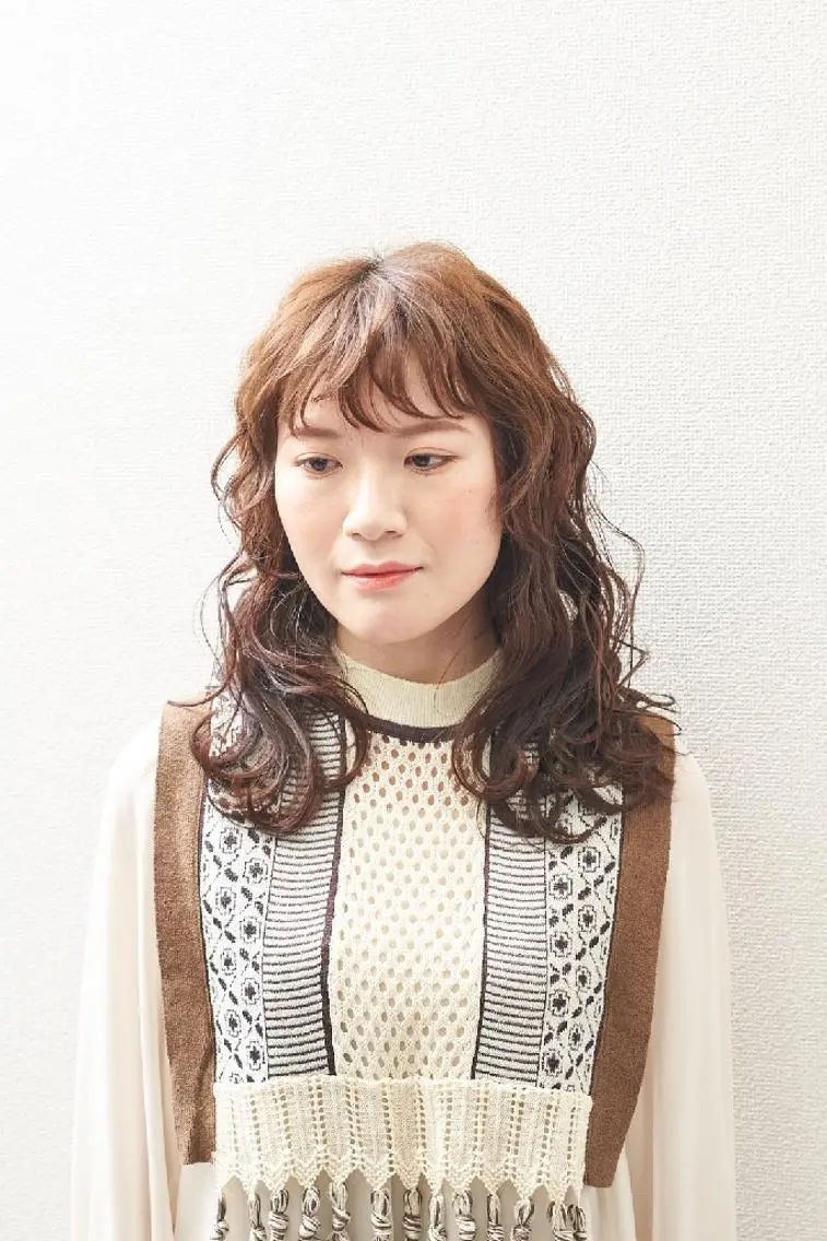 ミディアム Keeps 六本木1のヘアスタイル