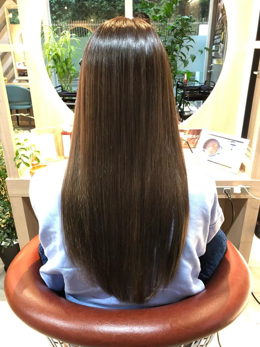 ロング カット 縮毛矯正 トリートメント 美髪✨髪質改善特化 🦩対馬🦩のヘアスタイル