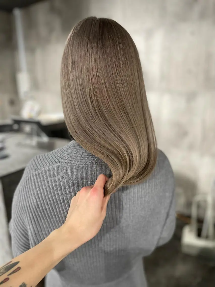カラー カット ヘアカラー トリートメント 山田隆成/韓国カット バレ、ハイライト得意のヘアスタイル