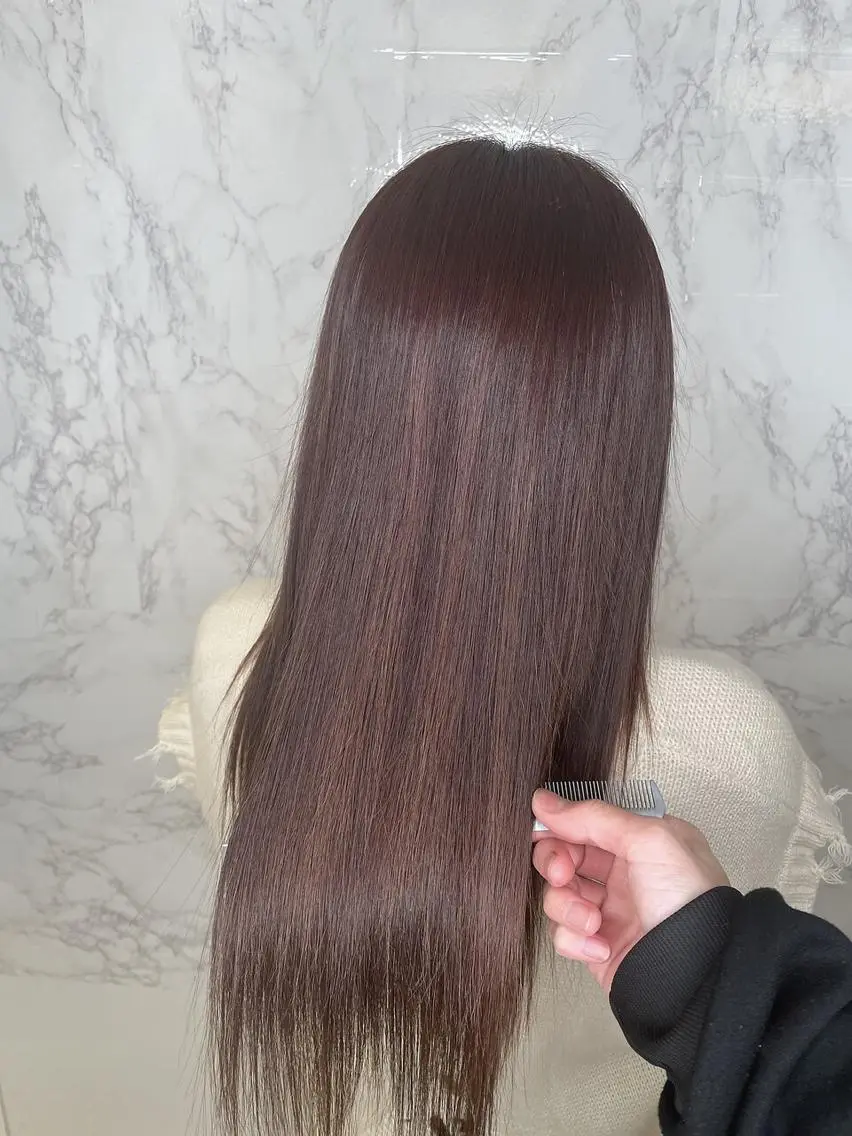 ロング 髪質改善・縮毛矯正 濱　泰賀のヘアスタイル