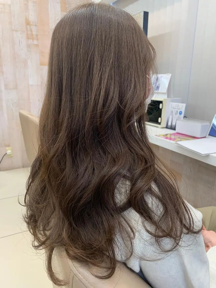 カラー カット ヘアカラー 髪質改善/艶感カラー 田中 陵のヘアスタイル