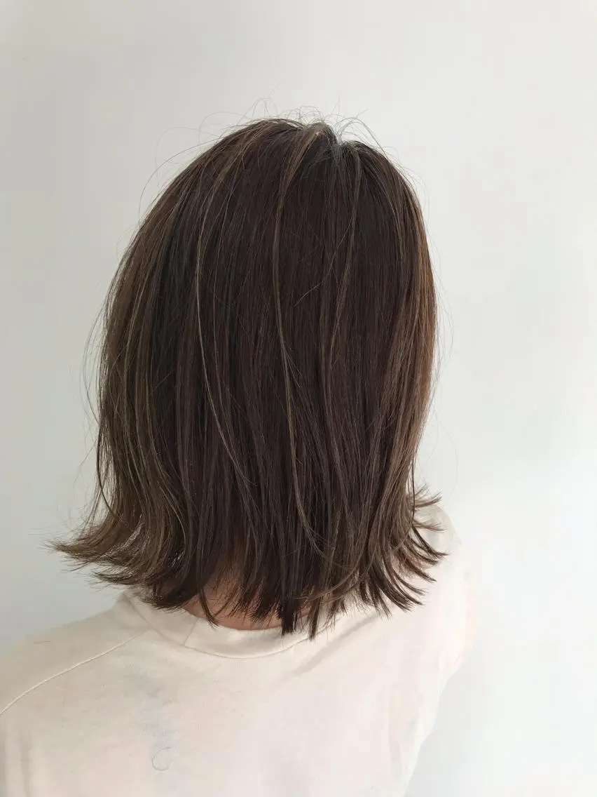 ミディアム カラー カット Rayt hair レイトヘアーのヘアスタイル