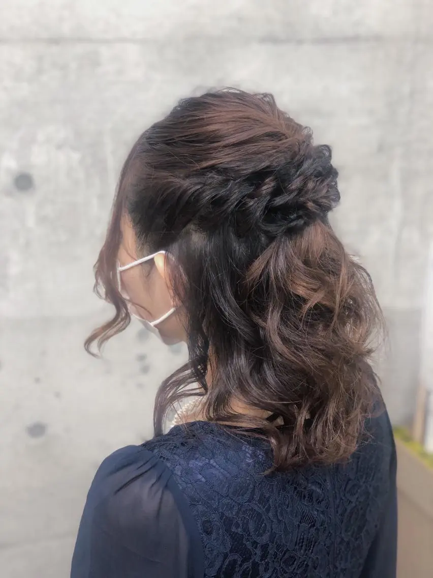 セミロング ヘアセット MeL 横浜/ MIHOのヘアスタイル