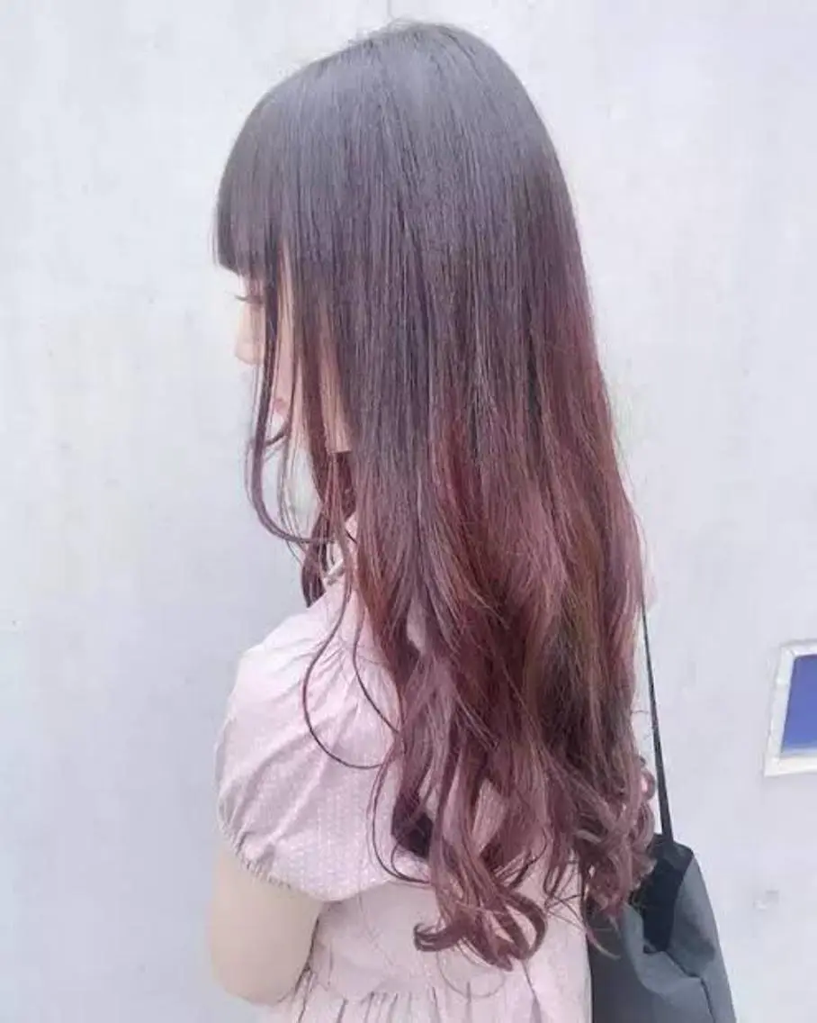 セミロング カラー ピンクカラー PLAY Ryutaのヘアスタイル