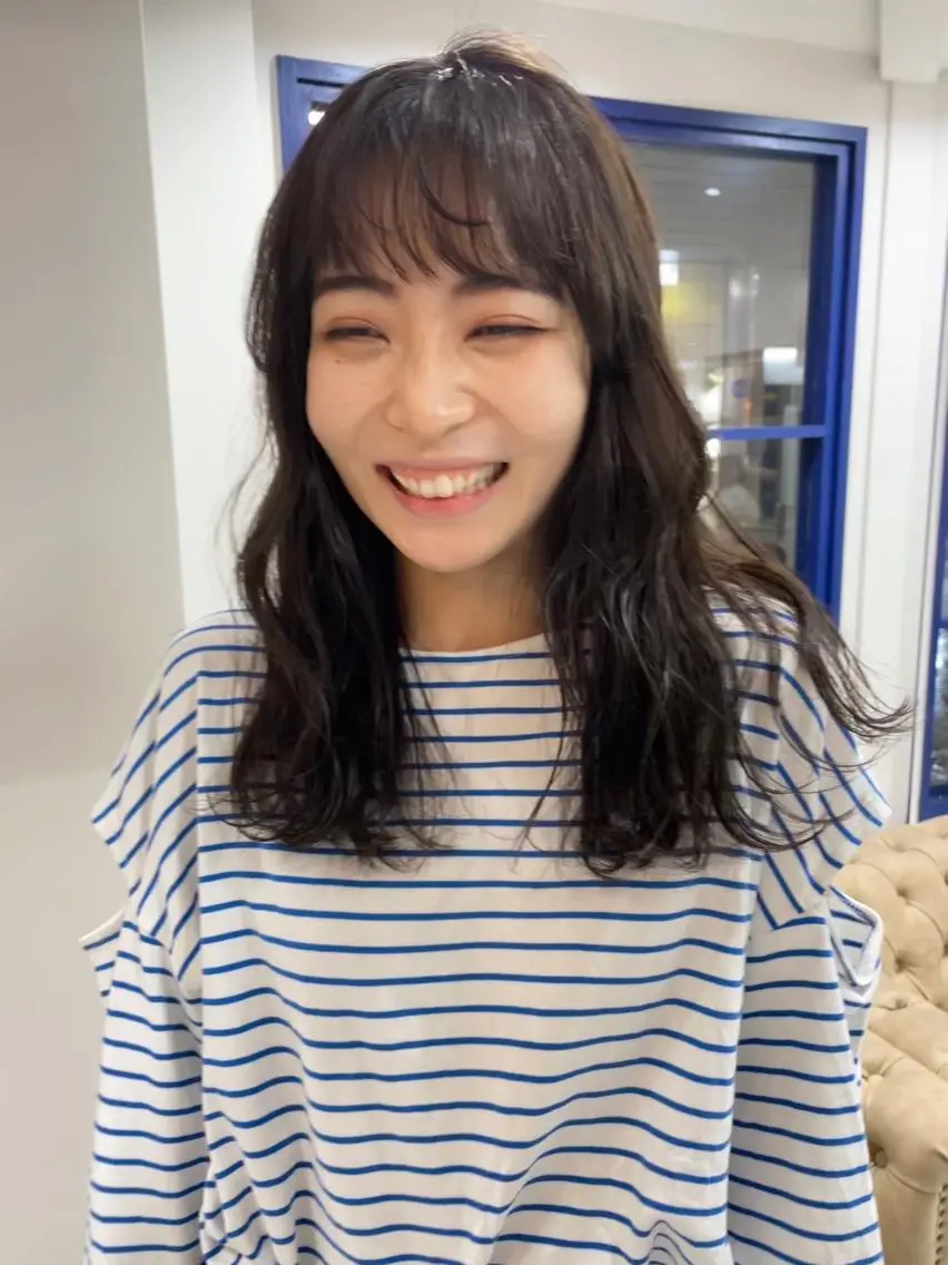 ロング カラー 狩野 羅夢のヘアスタイル