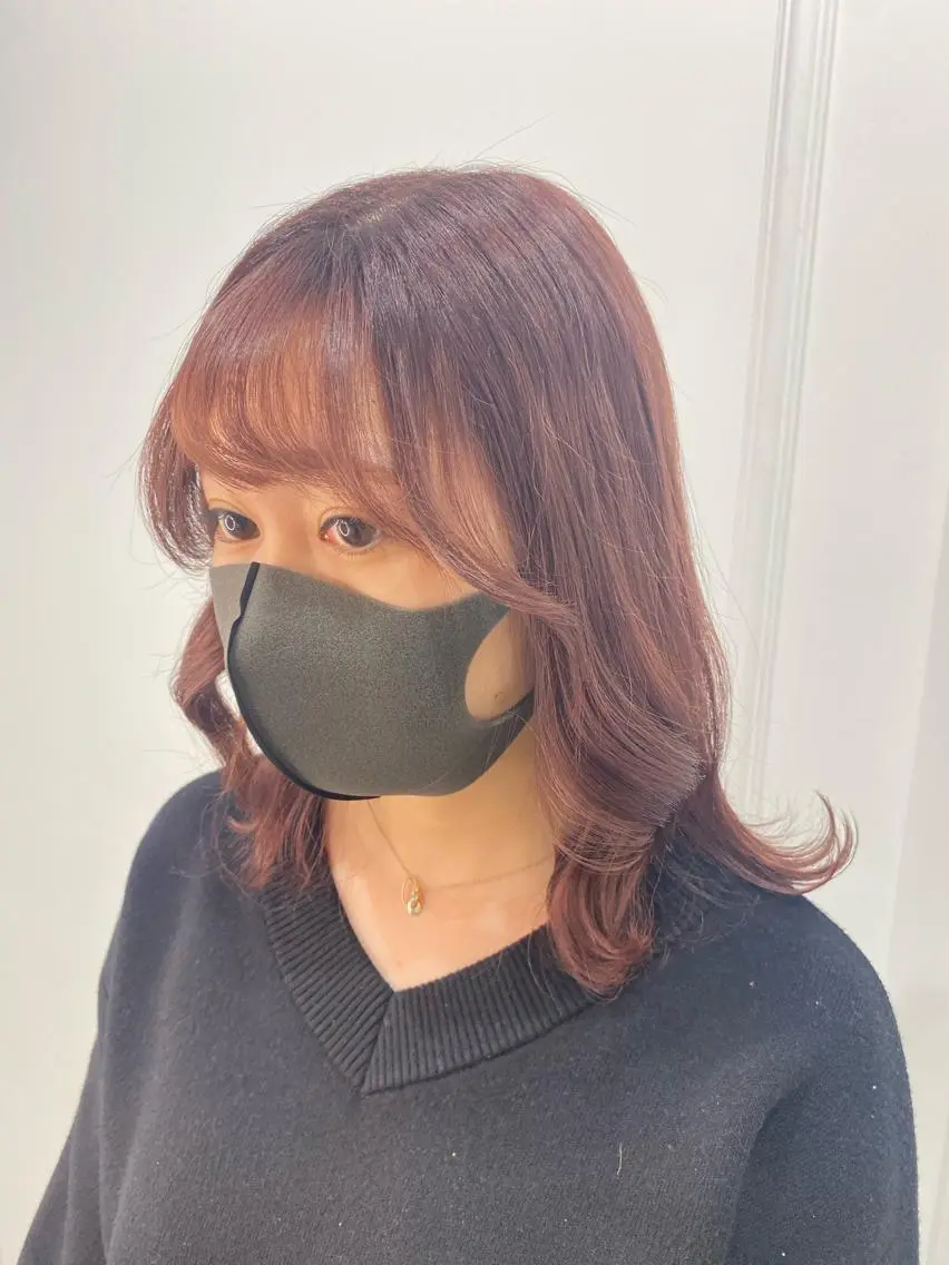 ミディアム カラー mako︴ Euphoriaのヘアスタイル